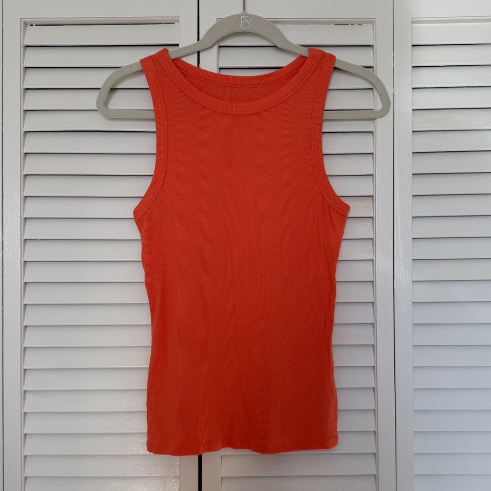 A New Day Coral Orange Tank Top